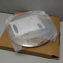 12 IN Glass Lid with Stainless Steel Handle for Frying Pan, Tempered Replacement Cover Compatible for Skillets, Round Cast Iron, Cast Aluminium, Stainless Steel Pans & Pots (297mm-312mm) (12 in (11.69in-12.28in))