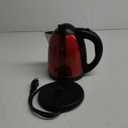 Courant 1.5 Liter Kettle Red Stainless Steel Cordless Electric Kettle with 360 Degree Rotational Body, Automatic Safety Shut-Off, Perfect for Tea/Coffee/Hot Chocolate/Soup/Hot Water