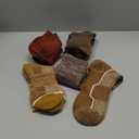 ANTSANG Merino Wool Hiking Socks for Men & Women 5 Pairs Thermal Warm Winter Thick Cushion Moisture Wicking Crew Boot Socks (Large, Yellow)