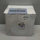 PULOTE 100PCS Purple Plastic Plates Disposable - Include 50 Dinner / 50 Dessert Plates Heavy Duty for Party, Wedding&Easter