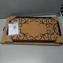 GASARÉ, Extra Thick, Cork Board for Walls, Bulletin Board, Pinboard, Decorative, Solid Frame, Install Horizontal or Vertical, for Home and Office, Push Pins Included, 23 x 13 Inches, Black