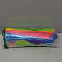 12 Pcs Neon Glow Bright Color Satin Silk Table Runners, Neon Glow Party Chair Sashes for Neon Birthday Banquet Wedding Mexico Fiesta Picnics Party Decoration, 12 x 108 Inch