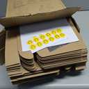 DEZIBOX Shipping Boxes Medium 10x8x2 Inches, 45 Pack Brown Corrugated Cardboard Mailer Boxes for Packaging Small Business Mailing Gift