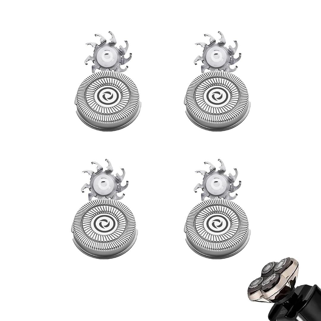 4PCS Shaver Replacement Blades,Shaver Replacement Heads for Pitbull Platinum Pro Shaver,Compatible with Skull Shaver Pitbull Gold PRO Shaver Replacement Blade