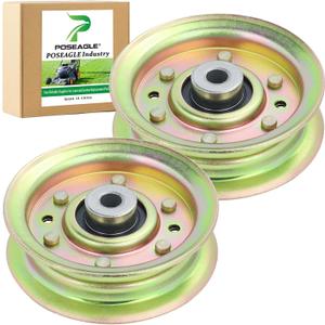 2 Pack 532165888 Idler Pulley Replaces 532131494 597025001 532173437 532173438 532155191 Craftsman 131494 165888 173438 155191 for Craftsman 42" LT1000 Husqvarna YTH18542 Mowers