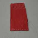 OUCHAN Red Vinyl Wristbands - 100 Pack Plastic Wristbands for Party Events