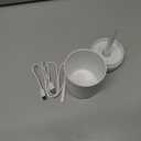 Portable Mini Humidifier, 300ml USB Cool Mist Small Humidifier with Colorful Lights. Perfect for Bedroom, Office, Plants, travel & Car (White)