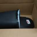 Rubbermaid Commercial Products Touch Top Trash Can/Wastebasket with Lid, 13-Gallon, Small Black Garbage Bin for Home/Kitchen/Bathroom/Bedroom/Office