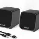 Computer Speakers,Computer Speakers for Desktop PC,Desktop Speakers,Small Computer Speakers USB Powered 3.5mm Aux Speaker for PC,Laptop,Tablet,Phone
