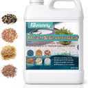 64OZ Mulch & Rock Glue for Landscaping, Fast Drying Lockdown Sticky Rock Glue, Reliable and Non-Toxic Gravel Binder for Rocks, and Pea Gravel, Lasts up to 12-24 Months