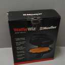 Mueller Heart 5 Waffle Maker, Waffle Iron, Adjustable Browning Control & Nonstick, Cool Touch Handle, Easy to Clean, Small Kitchen Appliances