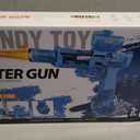 Automatic Electric Squirt Water Gun for Adults Kids, Black, LED Lights