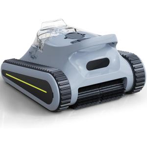 Crab Robotic Pool Vacuum, Wall-Climbing, Automatic Pool Cleaner, Suitable for Walls and Floors of 1614 Square Feet Pool