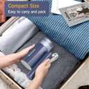BEAUTURAL Steamer for Clothes, Portable Garment Wrinkle Remover, Fast 30s Heat-up, Foldable and Handheld, 120V Only, Blue