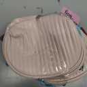 Small Makeup Bag for Women, Travel Cosmetic Bag Semicircle Makeup Pouch ,Toiletry Bag,  Cosmetics Bags Orbit Innovations 7 Set, Pink