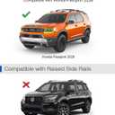 Wonderdriver 300lbs Lockable Roof Rack Cross Bars Compatible with 2026 Honda Passport, Heavy Duty Aluminum Roof Rails Crossbars Cargo Canoe Black Rooftop Cargo Carrier.