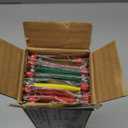 dervea 20 Pack Ribbon Dancing Wands Party Favors for Kids, Rainbow Birthday Decorations, Princess Party Supplies, Girls Party Games, Gymnastics Goody Bag Stuffers (Rainbow)
