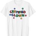 Certified Clown Kidcore Clowncore Weirdcore Aesthetic T-Shirt, Size M