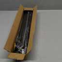 Black Shower Curtain Rod 31 to 80 Inch,1 Inch Diameter Adjustable Spring Tension Stainless Steel Telescoping Rod,Easy Install,No Rust