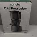 Canoly C16 Cold Press Juicer, 6" Extra Wide Feed Chute, 3-IN-1 Strainers (Juice & Sorbet & Nut Milk), Powerful AC Brushless Motor, Self Precut System, Juicer Machines with BPA-Free (Space Gray)