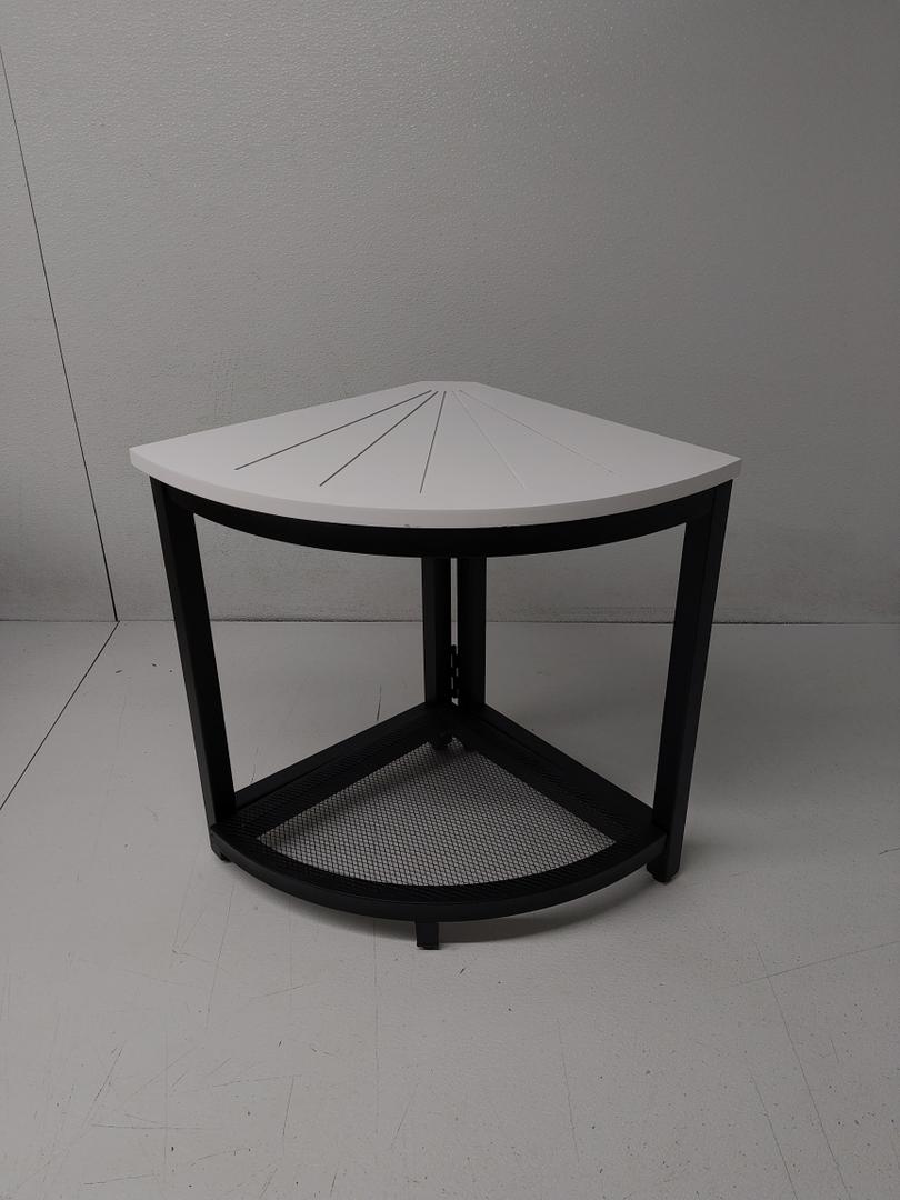 Corner Shower Stool Black\White 20"