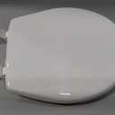 Bemis 730SL Slow Close Toilet Seat, Hinges Never Loosen, Durable Plastic, Made in USA, Round, White
