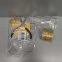 Swpeet 102Pcs Gold 3mm by 10 Yard Length Jewelry Making Chains Kit with Jump Rings, Lobster Clasps and Jewelry Plier, Necklace Chains Flat Cable Link Chain Bulk Ideal for DIY Craft Jewel Making