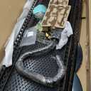 Compost Spreader 44 Inch Towable Peat Moss Spreader with Installation Accessories, Metal Mesh Roller Lawn Spreader for Top Soil, Manure, Mulch, Top Dressing - Garden Spreaders For Lawns