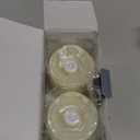 Flameless Candles Battery Operated with Remote Timer, 3D Moving Flame Flickering, Last 600+ Hours Battery Candles, 3" x 3" Ivory Real Wax Electric LED Candle for Wedding Party, Set of 2