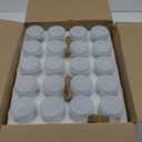 6.7oz Small Glass Jars 40Pack, Clear Glass Pudding Jars with PE Lids and Tags, Spice Jars/Glass Jelly Jars/Yogurt Jars/Candle Containers/Small Jars with Lids (Set of 40)