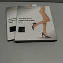 2 x WAKUNA 20D Black Sheer Tights for women-2 Pairs sheertex Pantyhose with Reinforced Toes (Black, M)