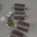 Maricome 3 in Wooden Legs Set of 4, Solid Round Wood Replacement Feet Predrilled M8 BoltSuitable for Sofa Couch Dresser Ottoman Cabinets Chair Screw in