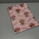 3 x WRAPLULU Valentine's Day Wrapping Paper - 4 Jumbo Sheets, 28 * 40 Inches - Pink Gift Wrap with Cute Highland Cow, Hearts, Bow, Candy and 'XOXO', Perfect for Valentines Couples Girlfriend Boyfriend