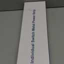 8 Outlet Heavy Duty Power Strip with 8 Individual Switches,Moutable Metal Power Strip Surge Protector 1200 Joules,6FT 14AWG Extension Cord,15A 1800W 125V 60Hz