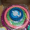 READAEER Round Knitting Looms Set Craft Kit Tool with Hook Needle and Pompom Maker (Multicolor)