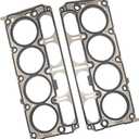 5-Layer MLS Cylinder Head Gaskets 2PCS for GM Chevrolet Silverado 1500 LTD Suburban Tahoe GMC Sierra 1500 Limited Yukon Yukon XL 5.3L 325ci 2014-2022, V8 L82 L83 L8B L84 L87 L96 OHV Gas Flex