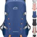 BAGPARKK Hiking Backpack, Large 35L Travel Backpacks for Men Women, Water Resistant Ultra Lightweight Foldable Packable Camping Daypack for Outdoor Sports