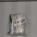 Gold Shower Curtain Hooks Rings, ZESLMG Decorative Shower Curtain Hooks for Bathroom, Rust Proof Shower Curtain Rings Hangers for Shower Curtain Rod,Set of 12 Metal Glossy Round Design