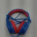 IClever Kids Headphones for School Travel, Safe Volume Limited, HD Mic Stereo Sound Over-Ear Girls Boys Headphones for Kid, FunShare Foldable 3.5mm Wired for iPad Computer, HS19 (Blue)