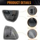 Left and Right LED Side Mirror Turn Signal Light Compatible with 2010-2018 Dodge Ram 1500 2500 3500 4500 5500, Replacement Number: 68302828AA 68302829AA