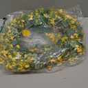 26 Inch Large Summer Spring Wreaths for Front Door Daisy Wreath Easter Wreaths for Front Door Artificial Floral with Green Eucalyptus Leaves Wild Floral for Farmhouse Porch Wall Living Room Home Decor