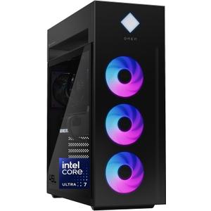 HP OMEN 45L Gaming Desktop, Intel Core Ultra 7 265K, 32 GB RAM, 1 TB SSD, NVIDIA GeForce RTX 5070 Ti, Windows 11 Pro, Microsoft Copilot, Tempered Glass, GT22-3060 (2025)