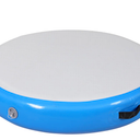 Everfit 1m Air Track Spot Inflatable Gymnastics Tumbling Mat Round Blue