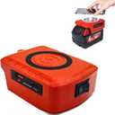 Fast Wireless Charger Adapter for Mil.wauke 18V Tool, with USB-A & USB-C QC/PD Ports. Portable Outdoor Power Source for Phones, Tablets & More (Battery Not Included)