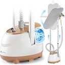 HAPAIS Steamer for Clothes,1800W Standing Garment Steamer 30s Fast Heat,90° Rotating Ironing Board,2L Tank for All Fabrics like Silk,Heavy Duty Double Pole Professional Clothes Steamer for Family