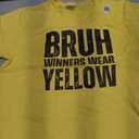 Winners Wear Yellow Team Spirit Week Game Color Sports Day T-Shirt Small