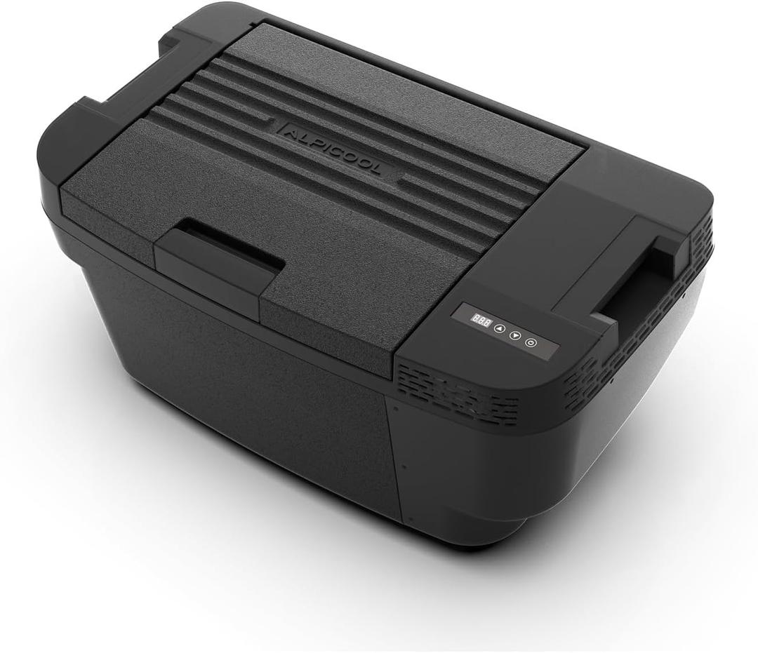 Alpicool TSL35 Portable Car Refrigerator for Tesla Model Y 2024, 37qt(35L) Car Freezer, Fast Cooling Fridge -4~68, 12/24V DC for Outdoor, Camping