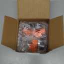 6 Pcs Fire Sprinkler Head - Copper Chrome, 3/4 NPT 155(68C) Pendent Type Spray, K80 Fast Response Automatic Fire Sprinkler System for Residential, Factory, Mall, Warehouse Building