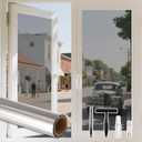 LEMON CLOUD One Way Window Privacy Film See Out Not in Reflective Mirror UV Window Cling Sun Blocking Heat Control Glare Control with Tools,23.6 Inch x 157.4 Inch