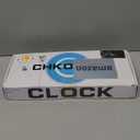 MASHI 17.3" Large Digital Wall Mount Clock, Digital Clock with Remote Control, Alarm, Big LED, RGB Color, DST, Temperature for Living Room Classroom Desk, Bedroom, Decor, Gift for Elderly (RGB)